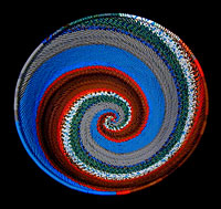Zulu Telephone Wire Basket (#zwb29)