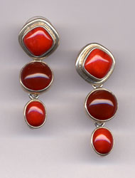 Carved Bone Topaz Bracelet (#akr-br6)