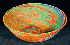 Zulu Telephone Wire Basket (#zwb116)
