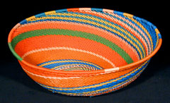 Zulu Telephone Wire Basket (#zwb181)
