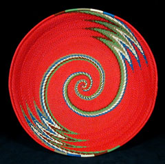 Zulu Telephone Wire Basket (#zwb206)