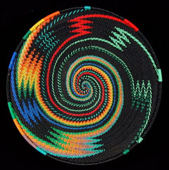 Zulu Telephone Wire Basket (#zwb327)