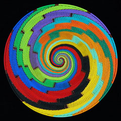 Zulu Telephone Wire Basket (#zwb380)