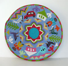 Zulu Telephone Wire Basket (#zwb313)