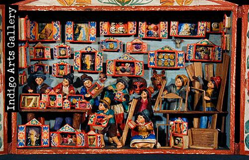 Indigo Arts Gallery | Peruvian Folk Art | Retablos