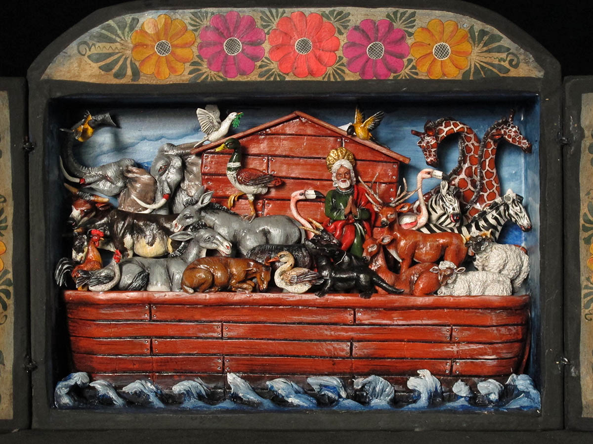 Noah's Ark Retablo | Indigo Arts