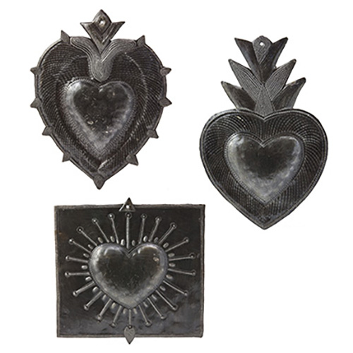 Very Large Milagro Hearts | Indigo Arts