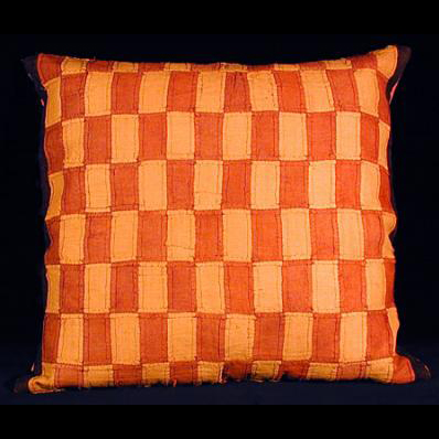 Kuba Cloth Pillows Indigo Arts