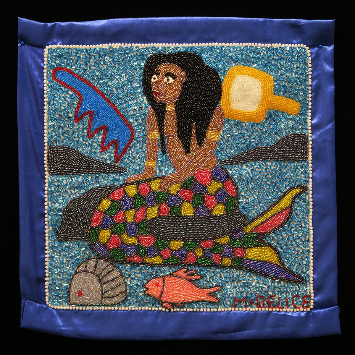La Sirene Vodou Flag Indigo Arts