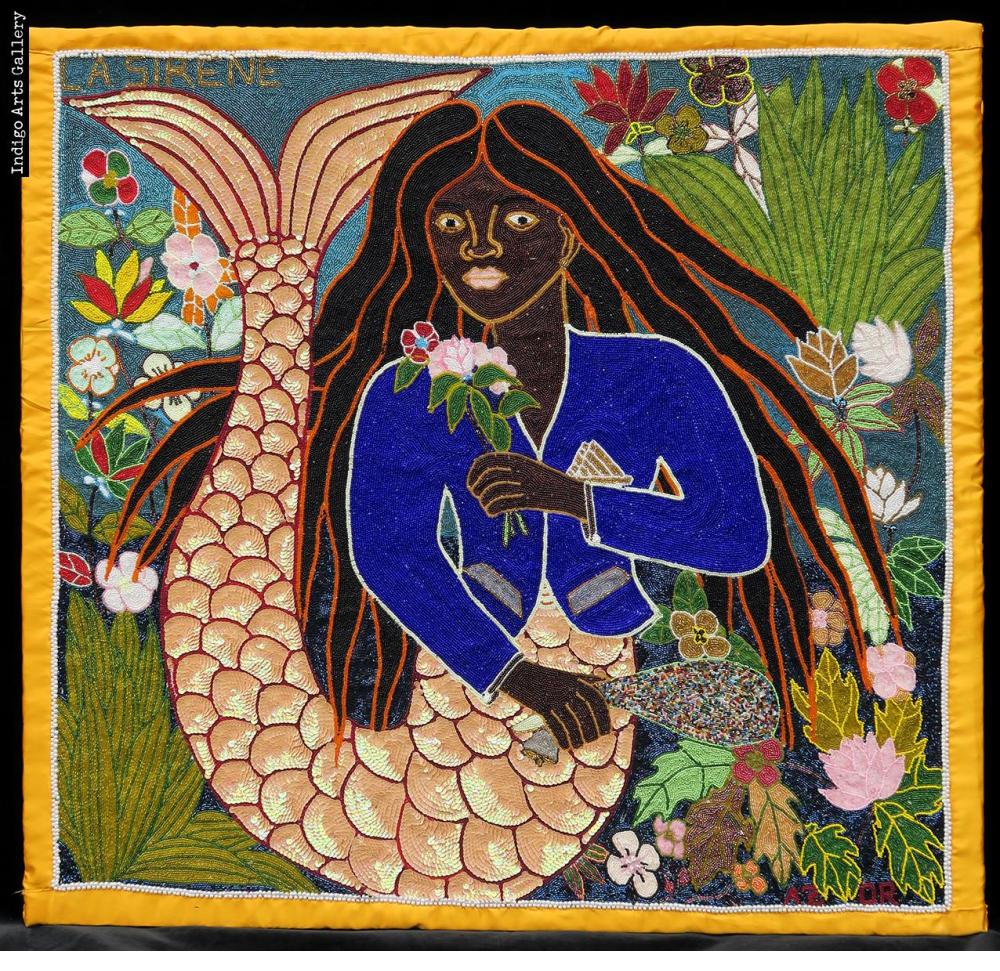 La Sirene drapo Vodou - Roudy Azor (Haiti)