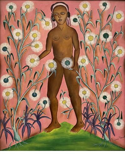 Nude among Flowers - Rigaud Benoit, before 1954