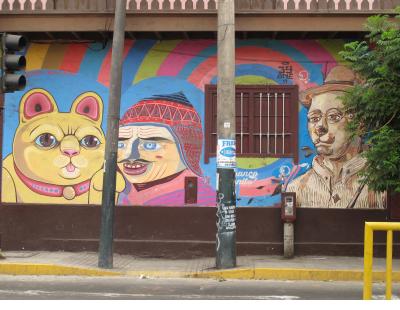In Barranco in particular, the artists seem more ambitious - three figures by Jimbo-Nemo, In Barranco in particular, the artists seem more ambitious - three figures by Jimbo-Nemo,