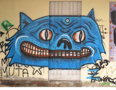 Gato Azul in Barranco neighborhood of Lima. Gato Azul in Barranco neighborhood of Lima.