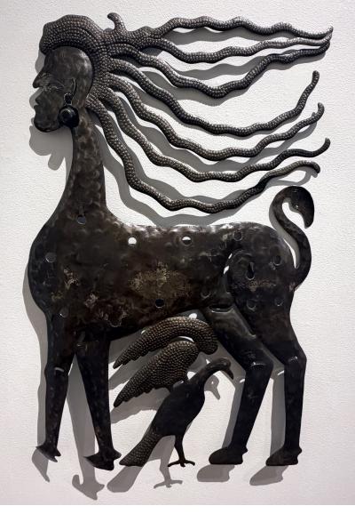 Work by Serge Jolimeau (photo courtesy of Tracy Lloyd McCurty).