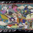 Les Anges de Délivrance Lors du Séisme - Beaded Vodou Flag