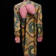 Bamana Rod Puppet  of woman with articulated arms and breasts