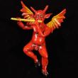 Devil with a Flute - Retablo Sculpture