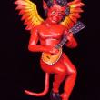 Diablo with Mandolin - Retablo Sculpture