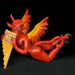 Diablo with Pan-pipes - Retablo Sculpture