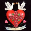 "Para Ti con Amor" (For you with love) Retablo Heart Ornament