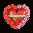 "Mi Vida Eres Tu" (You are my life) - Retablo Heart Ornament
