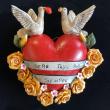 "Sere Tuyo Por Siempre" - Retablo Heart Ornament