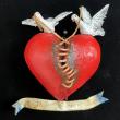 "Te Amo Mi Vida" (I love you my life) Retablo Heart Ornament