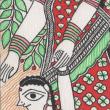 Mother and child - miniature painting