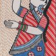 Woman with a bird - miniature painting