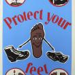 Protect your feet - Workplace Safety Poster #18