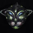 Green Jaguar Carnival Mask