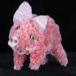Recycled Plastic Bag Pig - small