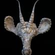 Recycled steel Sable Antelope Mask