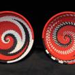 Imbenge - Small Zulu Wire Basket - Black, White and Red