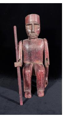 Seated Ajitz figure