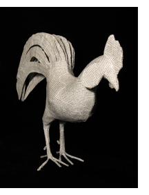 Newsprint Papier Maché Rooster #2