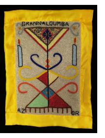 Gran Naloumba Beaded Vodou Flag