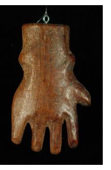 Milagre ex-voto hand with short fingers (#bxv-54)