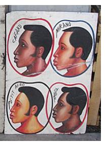 Petit Afro Hairdresser's Sign