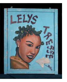 LELYS TRESSE Two-sided Hairdresser Sign