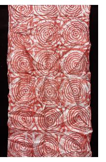 Batik Scarf on Silk by Gasali Adeyemo