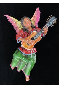 Angel with Guitar - retablo figure