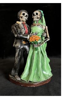 Novios Muertos - retablo figures