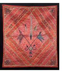 St. Jacques Majeur - Vodou Flag by Clotaire Bazile