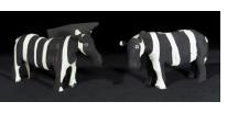 Small Flip-flop Zebra - black & white