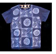 Indigo Batik T-shirt by Gasali Adeyemo