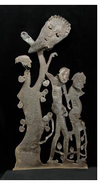 Adam and Eve and God Above