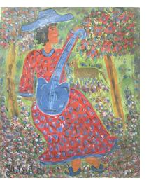 Woman with a Guitar
