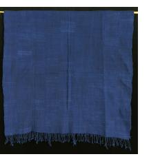 Indigo dyed strip-weave cotton cloth