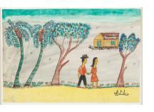 Couple Walking on the Road